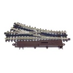 Atlas 6076 O 21st Century Track System Nickel Rail w/Brown Ties 3-Rail O36 Right Hand Remote Custom Switch