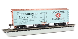 Bachmann 16335 HO Track Cleaning 40' Wood Reefer w/ Removable Dry Pad Oppenheimer Casing Co 8004