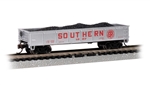 Bachmann 17258 N 40' Steel Gondola with Load Southern Railway #1227