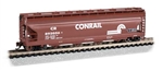 Bachmann 17566 N ACF 56' 4-Bay Hopper Conrail CR 890056