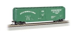 Bachmann 18032 HO 50' Plug-Door Boxcar Series Gulf Mobile & Ohio