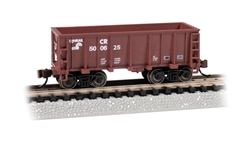 Bachmann 18659 N Flat-Bottom Ore Car Conrail #500625