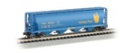 Bachmann 19189 N Canadian Cylindrical 4-Bay Grain Hopper Series Alberta Heritage Fund ALNX