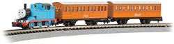 Bachmann 24028 N Thomas with Annie and Clarabel Train Set Standard DC 2 Cars E-Z Track Circle Controller