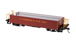 Bachmann 26031 On30 Wood Gondola-Style Excursion Car Cumbres & Toltec