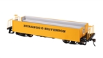 Bachmann 26032 On30 Wood Gondola-Style Excursion Car Durango & Silverton