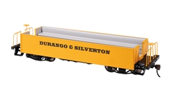 Bachmann 26032 On30 Wood Gondola-Style Excursion Car Durango & Silverton