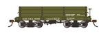 Bachmann 26534 On30 18' Wood Low-Side Gondola 2-Pack Spectrum US Quartermaster 121235 122105