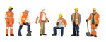 Bachmann 33156 O Maintenance Workers SceneScapes Pkg 6