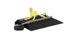 Bachmann 44476 HO Track Bumper w/ Flashing LED Steel Rail Black Roadbed E-Z Track