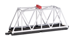 Bachmann 44478 HO Truss Bridge with Blinking Light E-Z Track Assembled