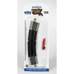 Bachmann 44502 HO Curved Track w/ Nickel Rail & Roadbed E-Z Track 18" Radius Terminal Rerailer