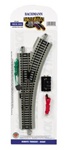 Bachmann 44562 HO Remote Turnout w/Nickel Rail & Roadbed E-Z Track Right Hand