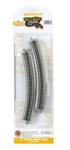 Bachmann 44853 N E-Z Track w/Nickel Rail & Roadbed 14" Radius Curve Pkg 6