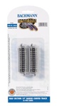 Bachmann 44856 N E-Z Track w/Nickel Rail & Roadbed 19" Radius Curve Half Section Pkg 6 