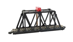 Bachmann 44873 N Through-Truss Bridge w/ Blinking Light w/ E-Z Track Straight Section