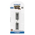 Bachmann 44891 N Hayes Bumper E-Z Track Nickel-Silver Rail & Roadbed Pkg 2