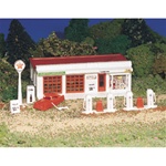 Bachmann 45174 HO Gas Station Plasticville Kit