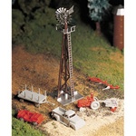 Bachmann 45603 O Plasticville U.S.A. Kits Windmill w/Farm Machinery Kit