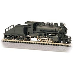 Bachmann 50598 N USRA 0-6-0 Switcher w/Slope-Back Tender Standard DC Painted Unlettered