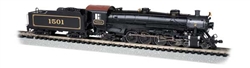 Bachmann 53456 N 4-8-2 Light DCC w/Sound FRISCO 1501