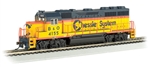 Bachmann 63533 HO EMD GP40 Standard DC Chessie System #4155