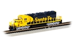 Bachmann 67074 N EMD SD40-2 Econami Sound and DCC Santa Fe #5020