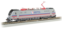 Bachmann 67408 HO Siemens ACS-64 Electric DCC and Sound Southeastern Pennsylvania Transportation Authority SEPTA 901 Silver