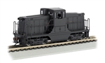 Bachmann 68206 HO GE 44-Ton Switcher Sound and DCC Sound Value Painted Black Unlettered