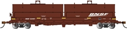 Bachmann 71451 N 55' Coil Car with Round Hoods and Load BNSF Railway #534157