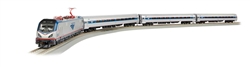 Bachmann 772 HO Amtrak(R) City Sprinter Standard DC ACS-64 Electric 3 Amfleet Cars E-Z Track Oval Power Pack