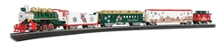 Bachmann 774 HO Norman Rockwell Christmas Express 0-6-0 3 Cars 47 x 38" E-Z Track Oval Power Pack