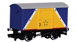 Bachmann 77413 HO 12-Ton Wood Boxcar Thomas & Friends Funfair Blue