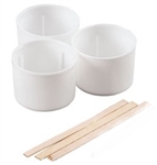 Badger 126 Color Mixing Kit Contains 3 Re-Usable 1/2oz Plastic Cups 3 Stir Sticks