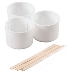 Badger 126 Color Mixing Kit Contains 3 Re-Usable 1/2oz Plastic Cups 3 Stir Sticks