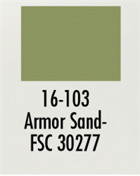 Badger 16103 Modelflex Paint Military Colors 1 Ounce Armor Sand