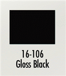 Badger 16106 Modelflex Paint Gloss Colors 1oz Black