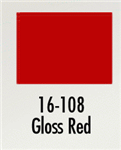 Badger 16108 Modelflex Paint Gloss Colors 1oz Red