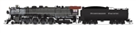 Broadway Limited 6964 HO Class A-3 4-8-4 Sound and DCC Paragon4 Brass Hybrid Northern Pacific #2662 Post 1947 Gray