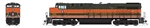 Broadway Limited 7306 N GE ES44AC Sound and DCC Paragon4 Great Northern #2905 Fantasy Scheme Pullman Green Omaha Orange