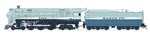 Broadway Limited 7394 HO Blue Goose ATSF Santa Fe 3460 DC 1950