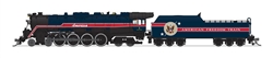 Broadway Limited 7407 N RDG Class T-1 4-8-4 Sound and DCC Paragon4 American Freedom Train #1