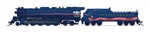 Broadway Limited 7411 N RDG Class T-1 4-8-4 Sound and DCC Paragon4 Independence Day #7476