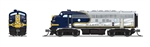 Broadway Limited 7750 N EMD F7A-Unpowered F7B Set Sound and DCC Paragon4 Santa Fe #329, 341A 