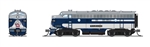 Broadway Limited 7763 N EMD F7A-Unpowered F7B Set Sound and DCC Paragon4 Wabash #1104, 1104B 