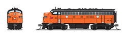 Broadway Limited 9082 N EMD F7A Standard DC Stealth Milwaukee Road #113A