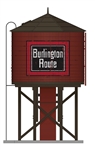 Broadway Limited 7916 HO Water Tower w/Sound Burlington CB&Q