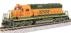 Broadway Limited 7953 N EMD SD40-2 Low-Nose Sound and DCC Paragon4 BNSF Railway #6366