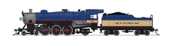 Broadway Limited 8070 N USRA 4-6-2 Light Pacific Standard DC Stealth Boston & Maine #3688