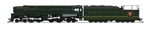 Broadway Limited 9026 N Class T1 4-4-4-4 Duplex Standard DC Stealth Pennsylvania Railroad #6110 As-Delivered